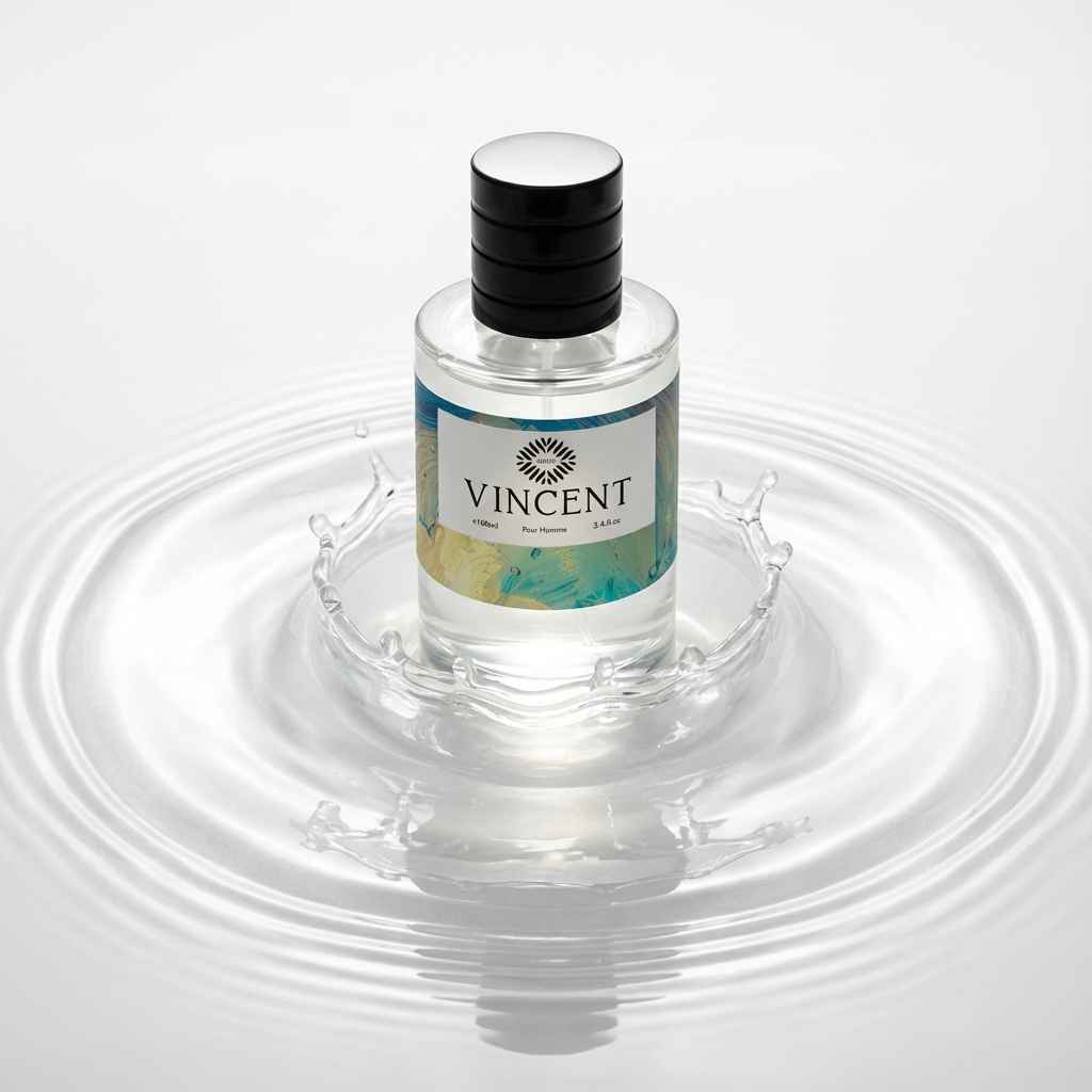 Vincent Perfume - Elegant White Water Ripples